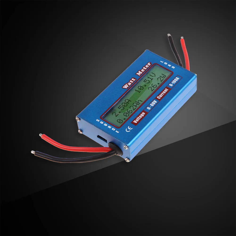 بطارية جهد توازن شاشة LCD رقمية ، محلل طاقة ، مدقق واط متر ، شاحن موازن ، أدوات تحكم عن بعد ، أزرق ، تيار مستمر 60 فولت ، 100A
