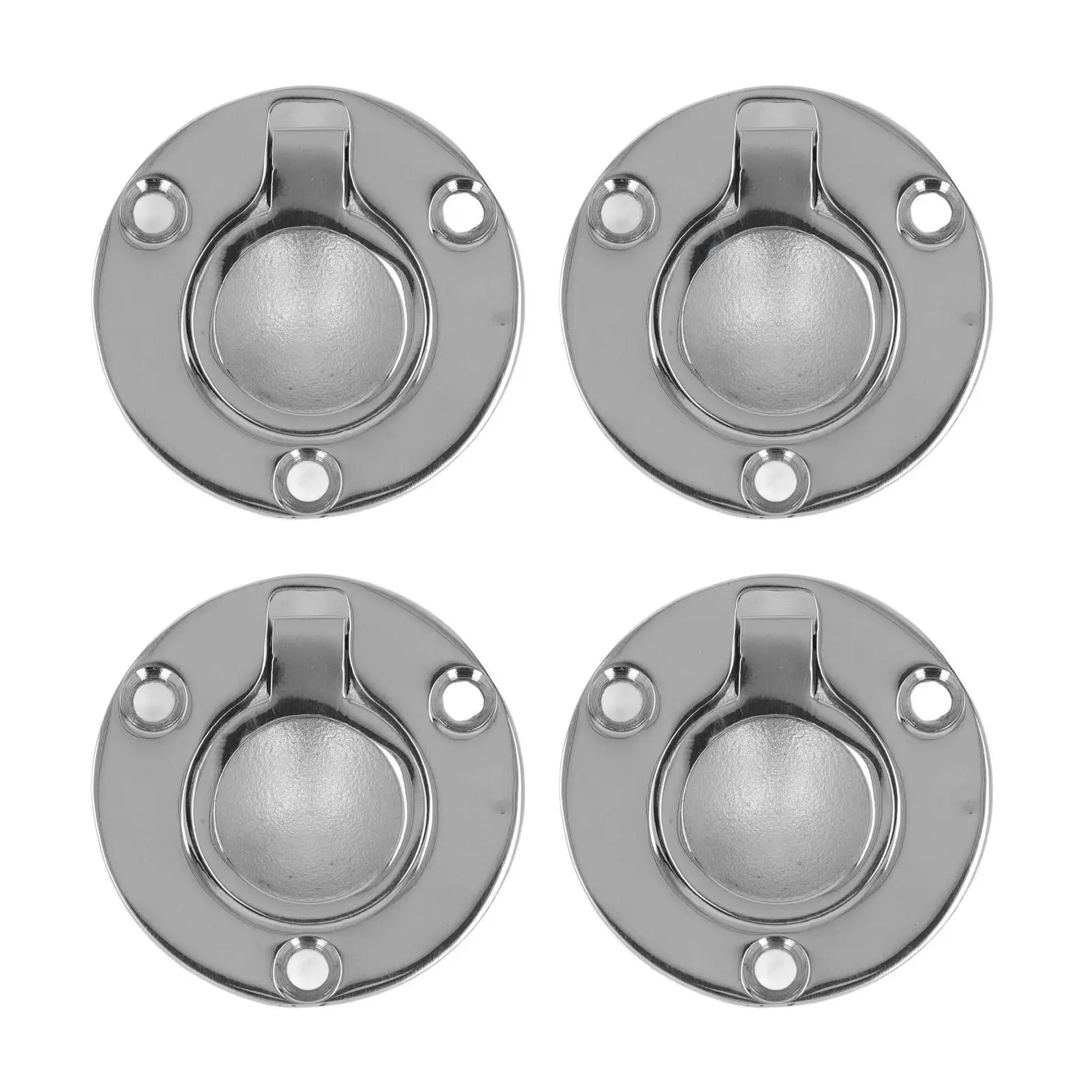 

Round Deck Recessed Handle for M5 Stainless Steel Mirror Finish Flush Pull Round Corrosion Resisting for boat for marine