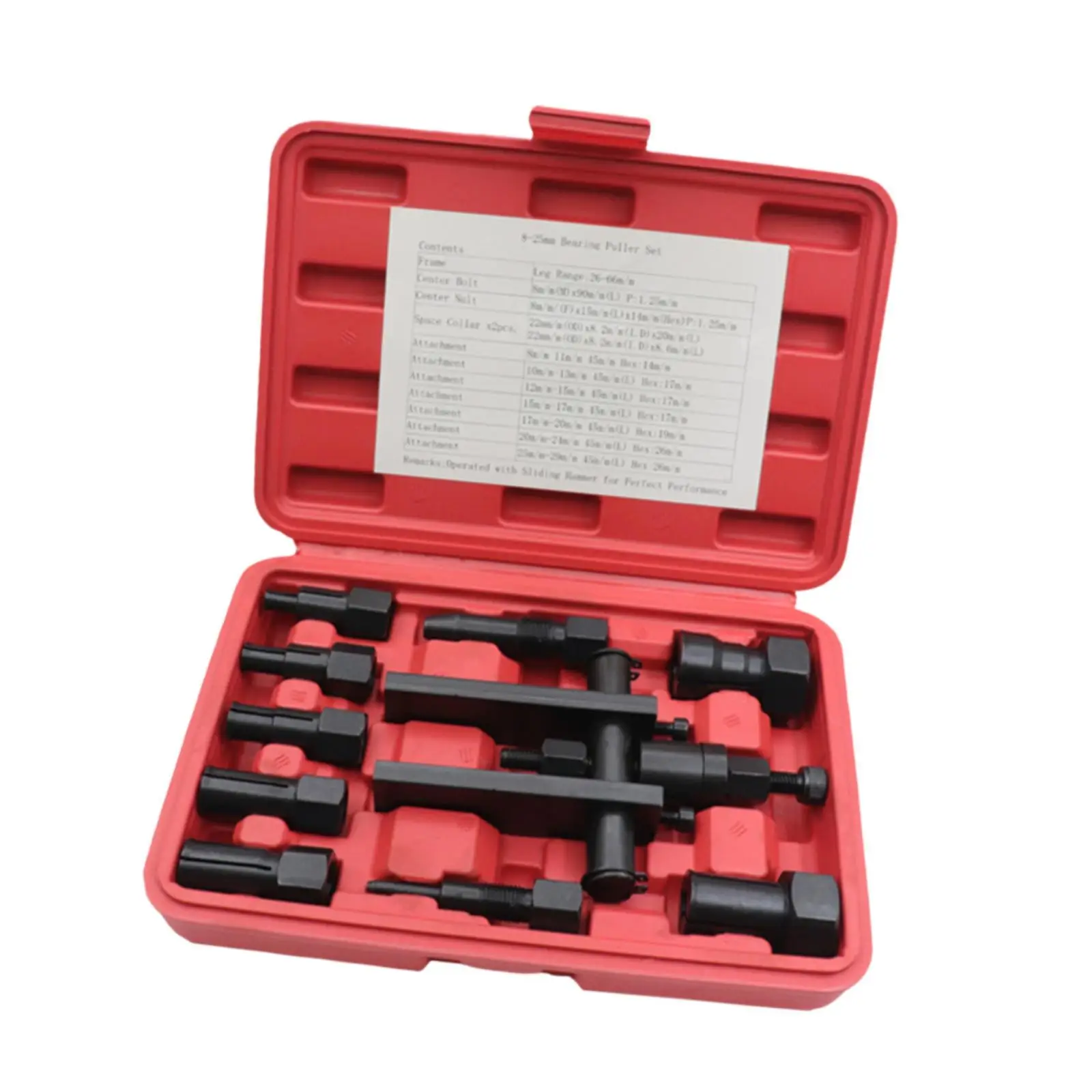 

Набор инструментов для снятия внутреннего подшипника мотоцикла из углеродистой стали, двухзахватный съемник для извлечения подшипников велосипедной машины