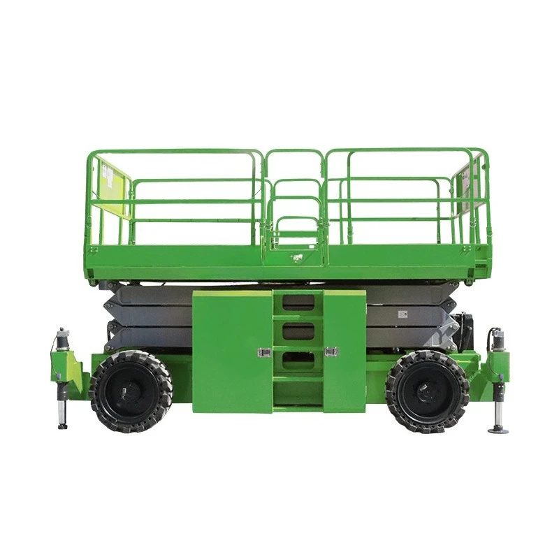 Mobile scissor lift 8 meters 10 meters 12 meters 14  Self-propelled power scissor aerial work vehicle