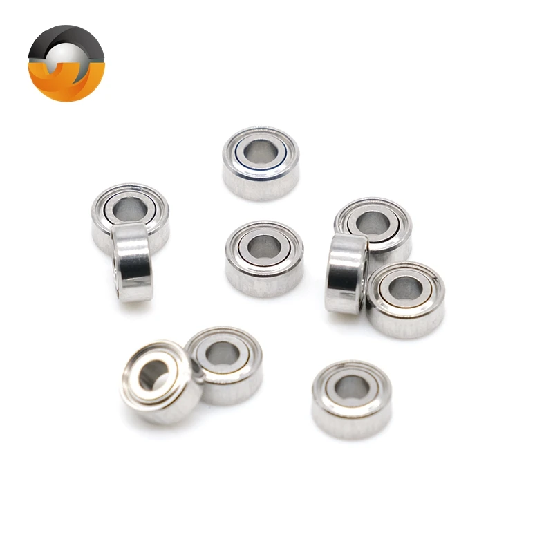 10PCS 682ZZ 2x5x2.3 mm Deep Groove Ball Bearings Chromium Steel Material High Wear Resistance For Aircraft Models And Toy Motors