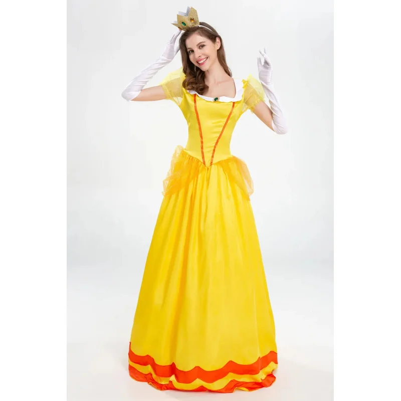 فستان الملكة الوردي زهر الخوخ الأميرة زي جديد ماري بينكي فستان الأميرة الطرف