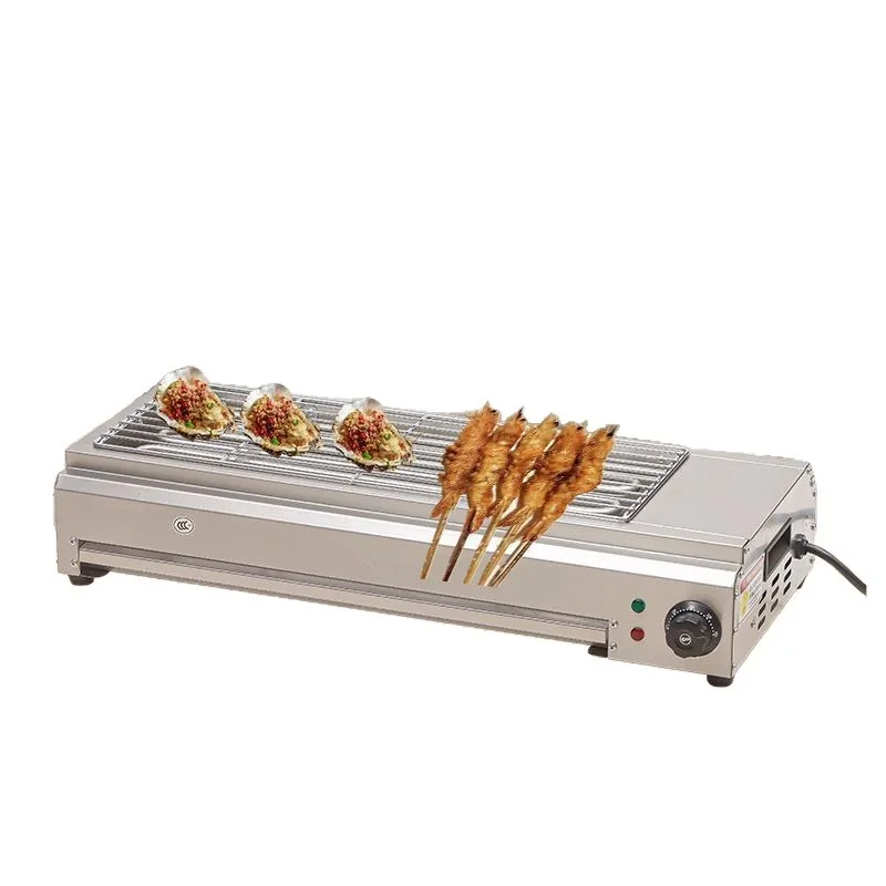 

Automatic Electric Grill Commercial Indoor Smokeless Stainless Steel Skewer Grill Fish Grill Oven