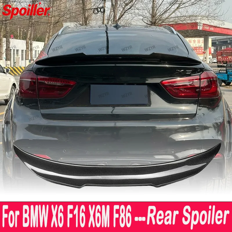 Alerón trasero de alta calidad estilo PSM modificado para BMW X6 F16 X6M F86, alerón de equipaje trasero 2014 2015 2016 2017 2018 2019