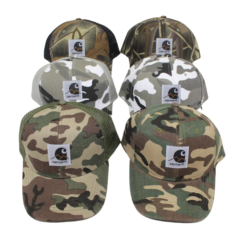 

Уличная камуфляжная дышащая сетчатая кепка с утконосом для мужчин и женщин весной и летом, солнцезащитная дорожная шапка