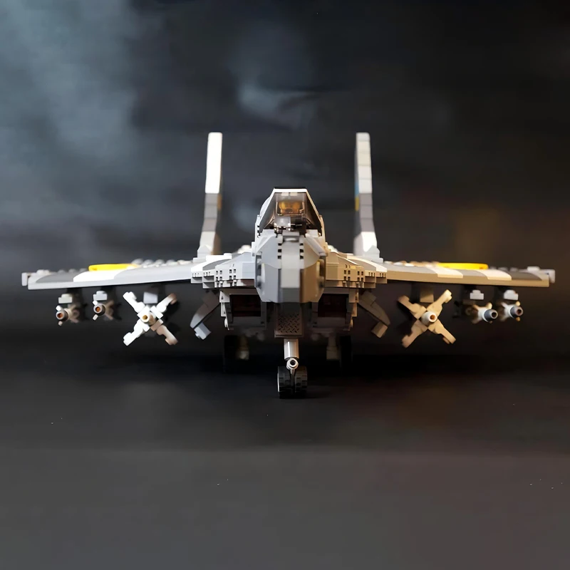 Moc Op Maat Gemaakt Vliegtuigmodel Mig-29 Draaipunt Luchtoverwicht Militaire Jager Bouwstenen Vliegtuigspeelgoed Sets Kerstcadeau Voor Kinderen