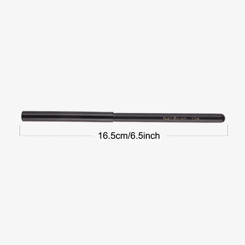Wooden Handle Nail Drawing Brushes For Manicure Lines Painting Gradient Uv Gel Extension Builder Drawing Pen