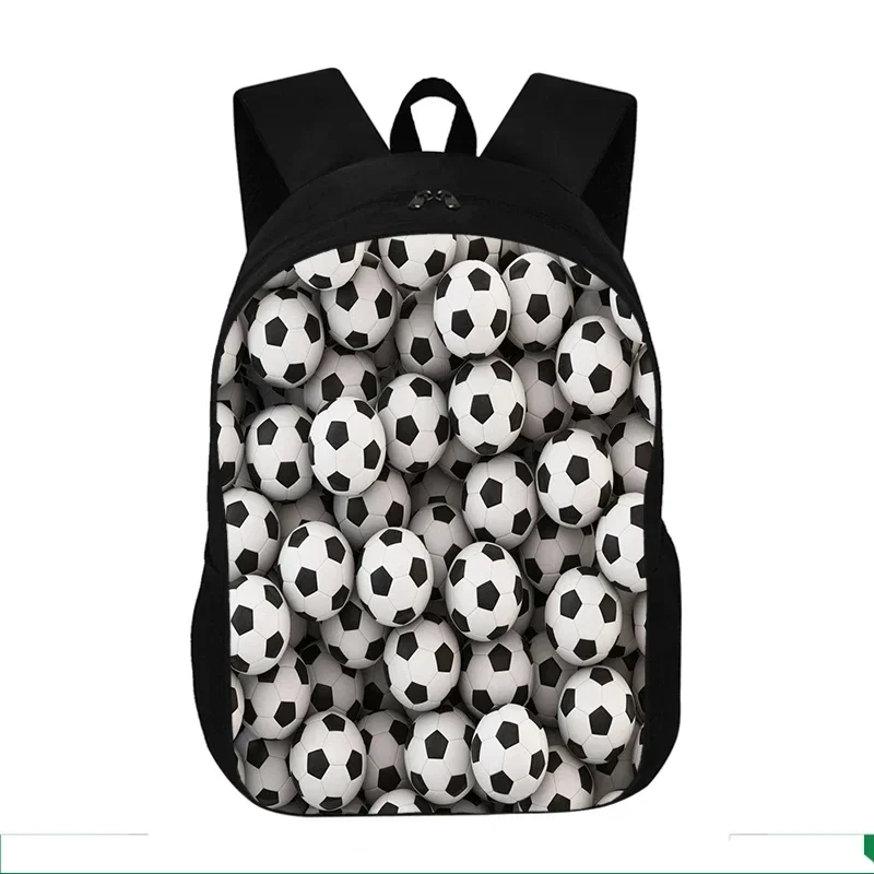 Bolsas escolares de grande capacidade para crianças, mochila personalizada impressa Footbally para meninos e meninas, bolsa de jardim de infância, moda nova