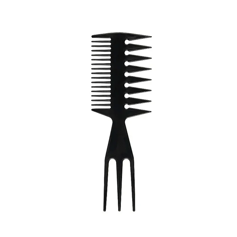 

Three in one plastic wide tooth exfoliating comb Anti-static men's hair styling Special for real hair wigs