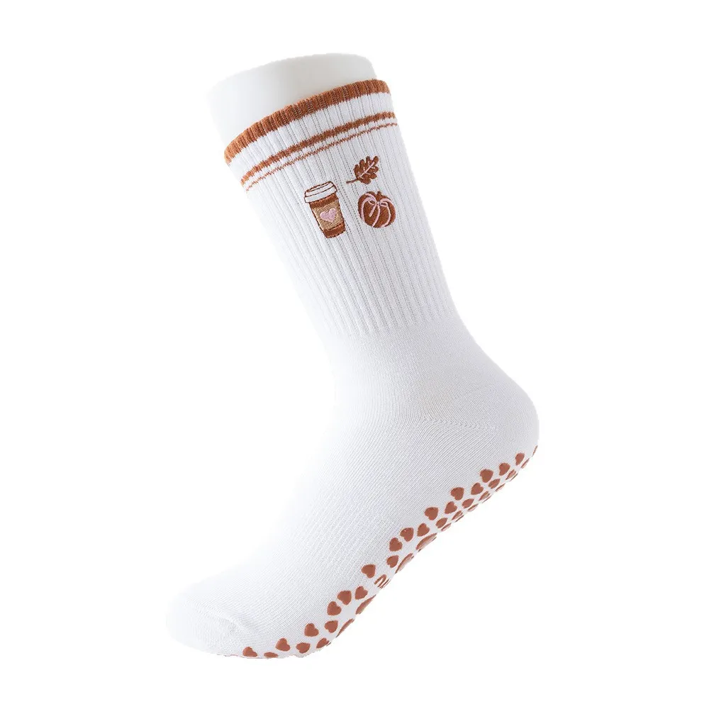 مصنع جوارب اليوغا المهنية جوارب بيلاتيس داخلي المضادة للانزلاق قصيرة أنبوب الطابق الجوارب الرياضية النساء الجوارب