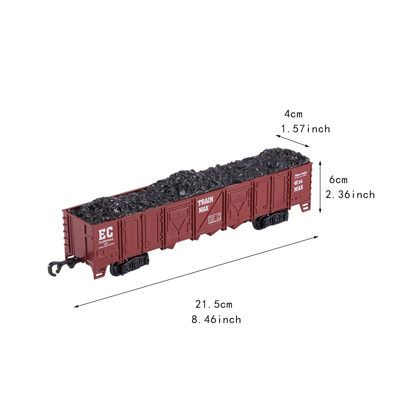 2 Stuks 1:87 Treinwagon Model Lichtgewicht Collectie Educatief Speelgoed Spoorweg Trein Model Trein Speelgoed Speelgoed Voor Jongens Meisjes Kinderen Kinderen