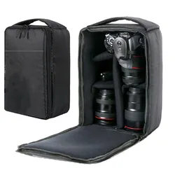 Borsa per fotocamera DSLR impermeabile zaino per fotocamera multifunzionale custodia per foto per videocamera digitale per esterni per obiettivo Nikon Canon DSLR