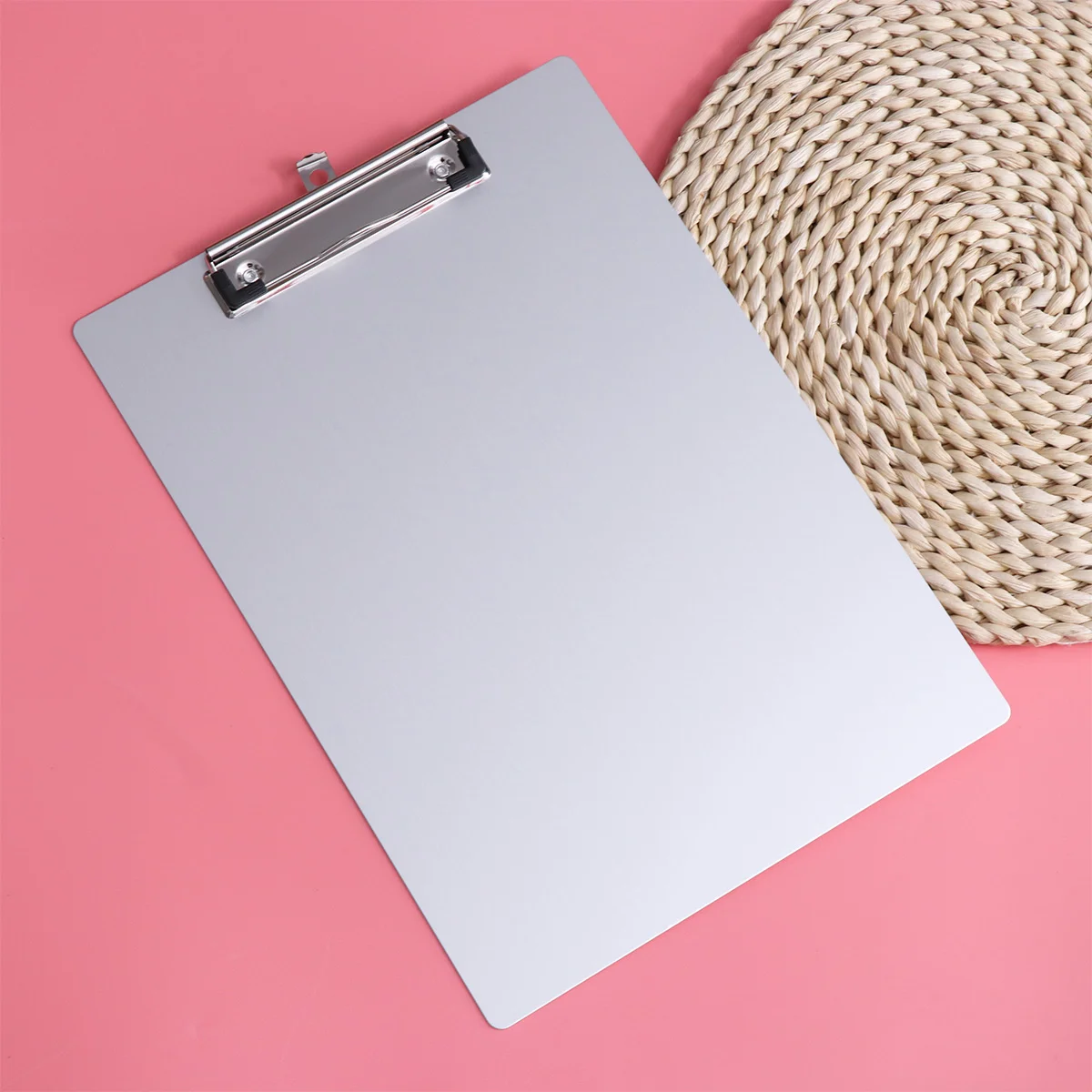 

A4 Aluminum Alloy Clipboards Portable Memo Paper Clipboards with Low Profile Clip for Classrooms, Offices, Restaurants, Offices