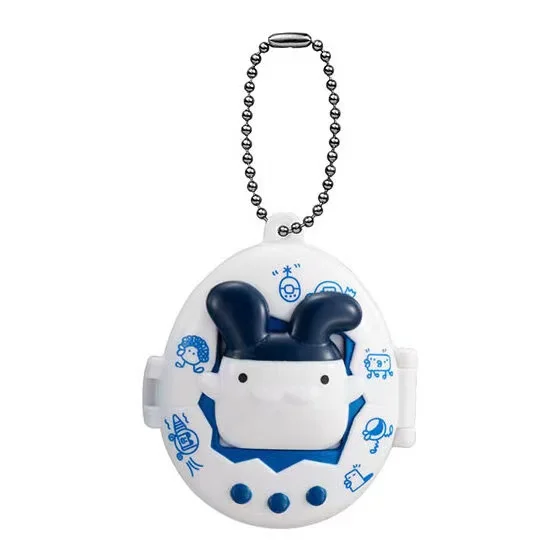 Bandai Tamagotchi modelo de figuras de acción caja de almacenamiento decoración colgante adornos Gashapon oficial genuino lindo juguetes coleccionables