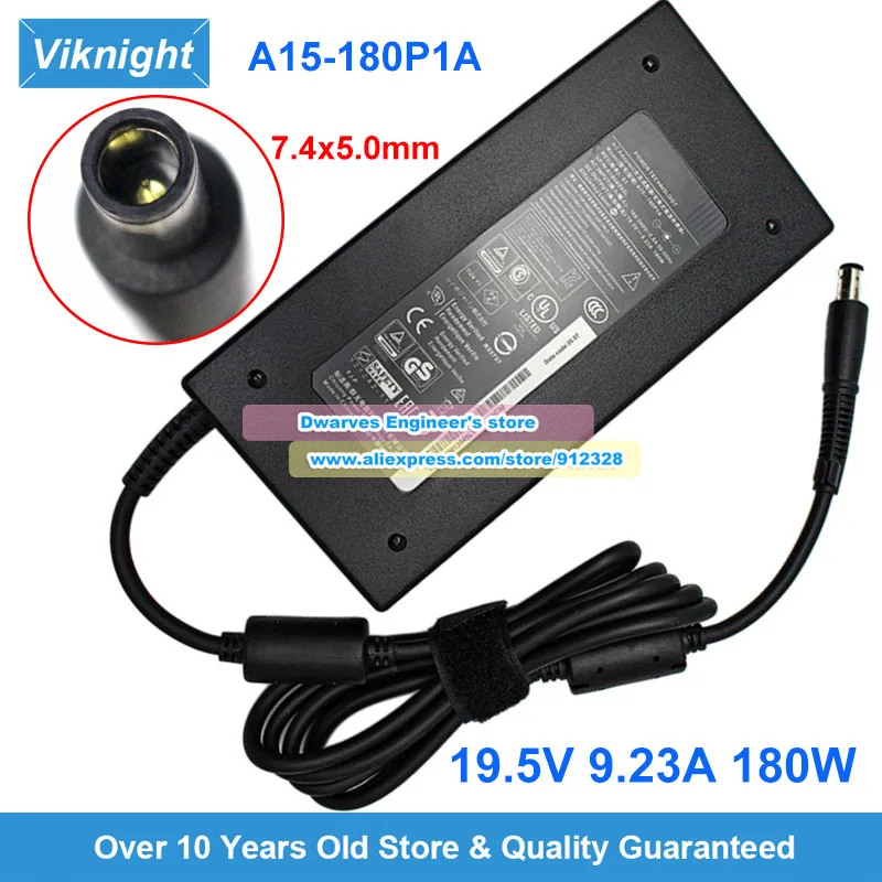 Genuine Chicony A15-180P1A 19.5V 9.23A 180W Power Supply for MSI GS65 GP75 GL73 GP63 LEOPARD 8RE GE63 9SE MS-17C5 Laptop Adapter