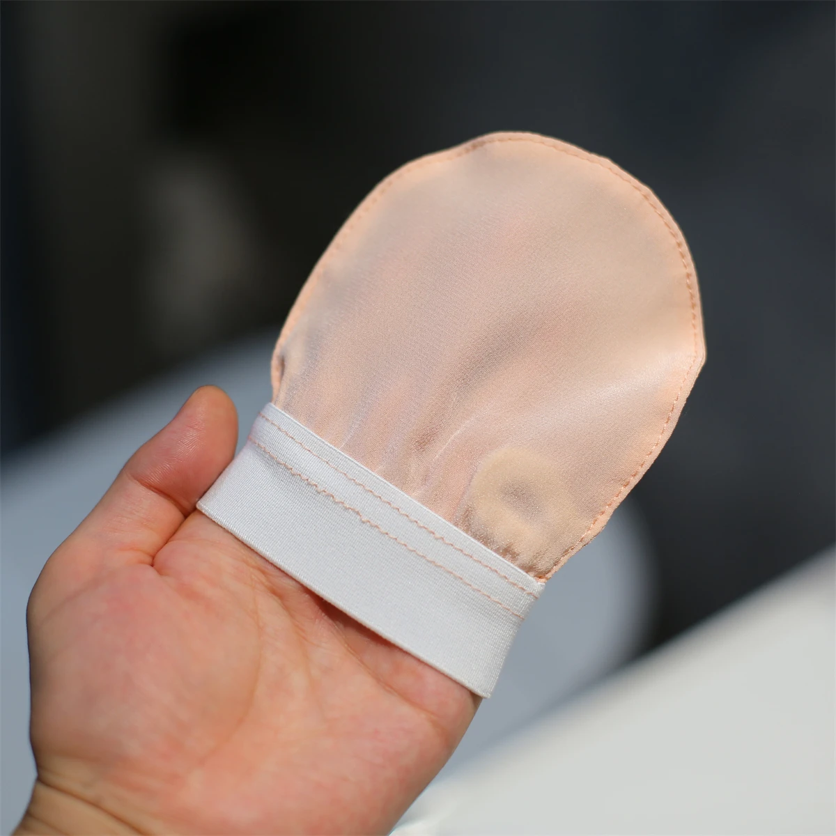 100% Silk Exfoliating Glove Turkish Silk DEEP EXFOLIATING Face Scrubber Dead Skin Removal Face Exfoliator SMOOTHS SKIN