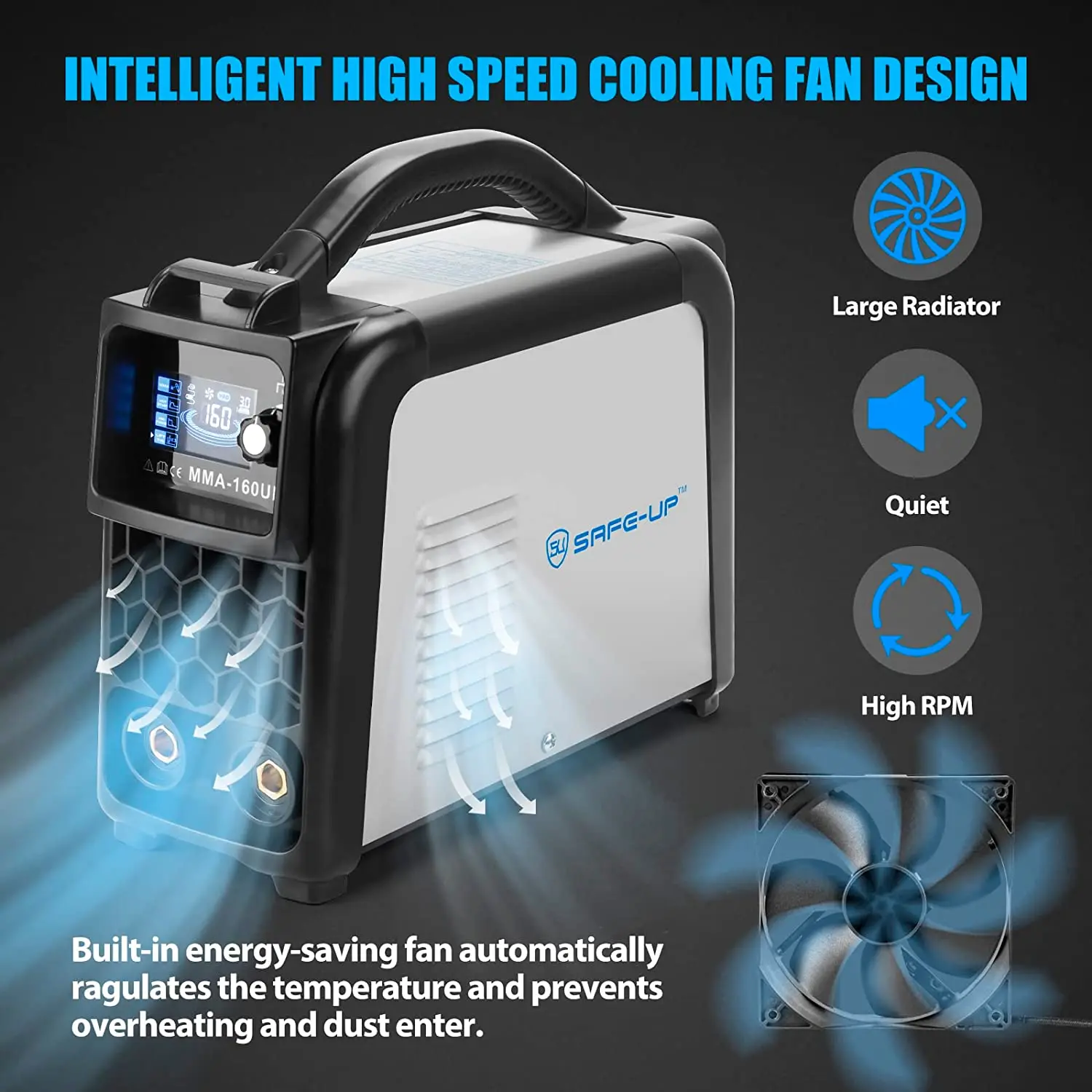 2025 جديد جودة عالية 220 فولت MMA160amp دليل المعادن قوس لحام Igbt المحمولة الكهربائية آلة لحام للعاكس #6