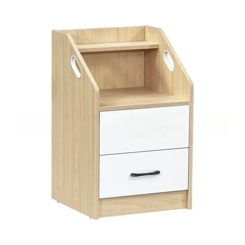 Wooden bedside table senior-friendly nursing home bedside table elderly apartment wellness institution solid wood bedside table
