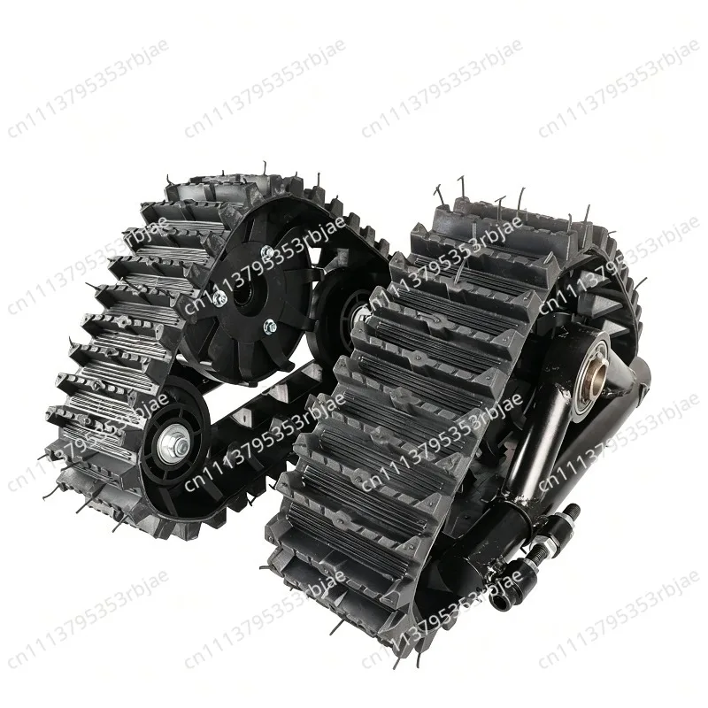 Snowmobile Rear Wheel Rubber Track Kit For Snow Sand Tracks Go Kart Winter Quad ATV UTV Buggy 23T Rear Axle