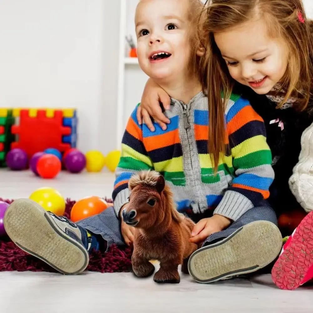 Fashion Robot Horse Walking Tail Wagging Smart Horse Interactive Electronic Moving Chilren