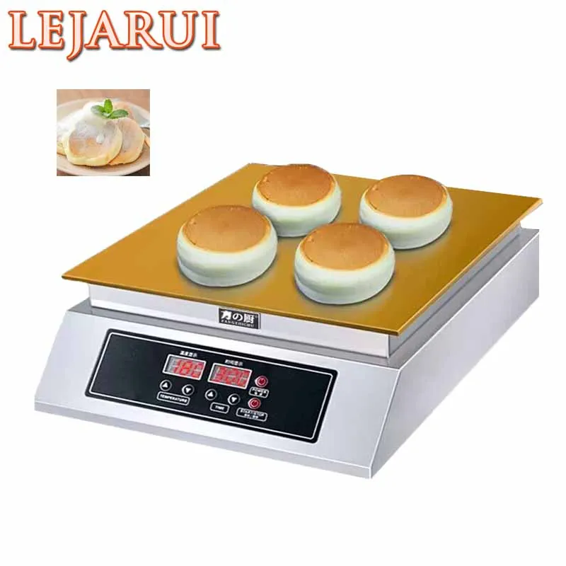 Electric Souffle Pancakes Maker Dorayaki Baker Double Plate Digital Display Muffin Maker Souffle Pancake Machine Snack Machine