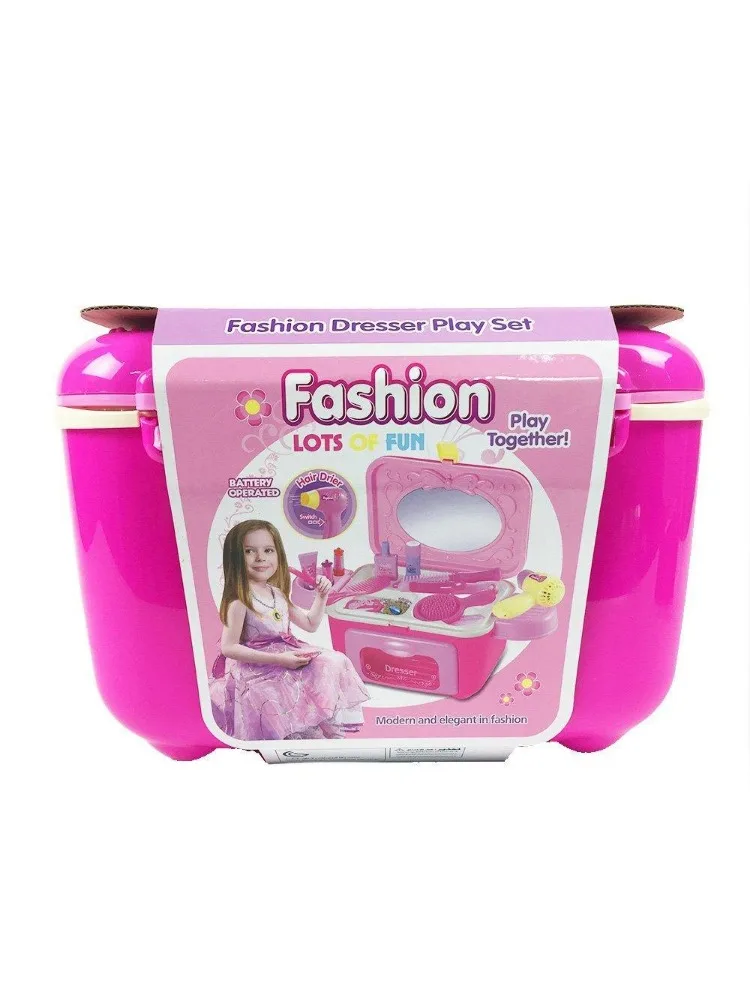 Ensemble de jouets de beauté pour filles, coiffeur, jeu de simulation, mode