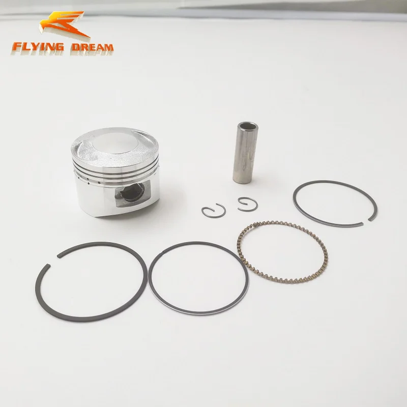 Original LF125 LF120 Piston Set 52.4mm 14mm Pin For Lifan 125cc 120cc 1P52FMI Horizontal Engine Dirt Pit Bike ATV