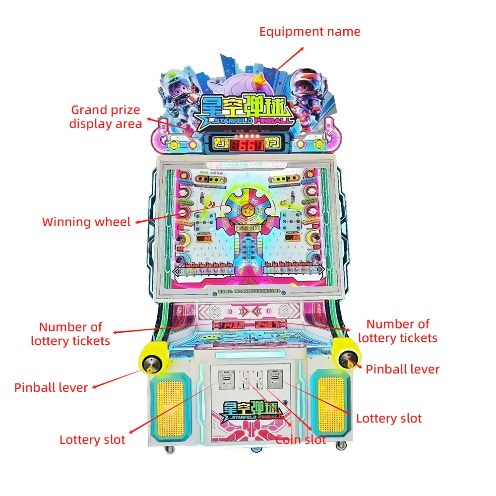 1pcsHot Sales Commercial Arcade Games Machine Kids' Monster Warfare Prize Redemption Coin Operated New Prize Redemption Games