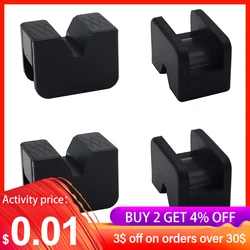 Car Slotted Lift Jack Stand Rubber Pads Floor Adapters Frame Rail Pinch Lifting Universal Repair Tools for VW Toyota Nissan Ford