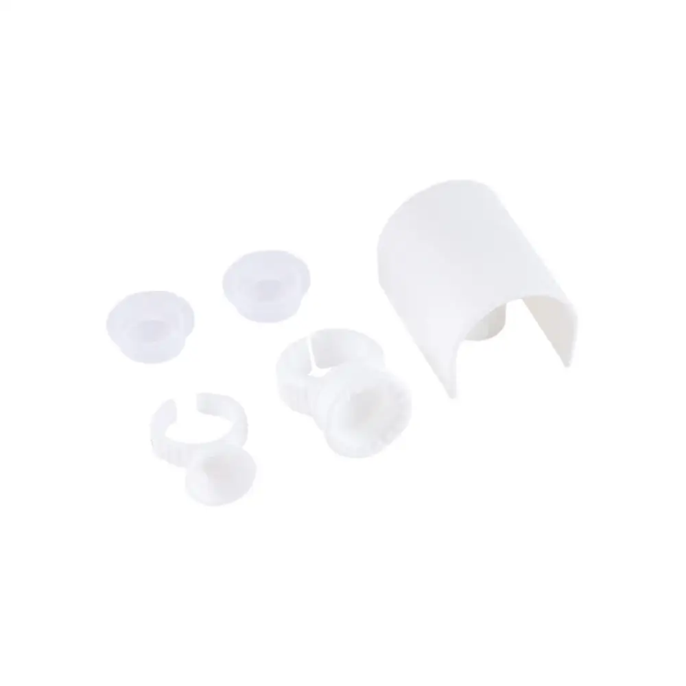 Make-up-Werkzeugset Plastik-Wimpernverlängerungs-Handgerät Wimpernpalette Wimpernkleberhalter Tintenring Wimpernverlängerungswerkzeug