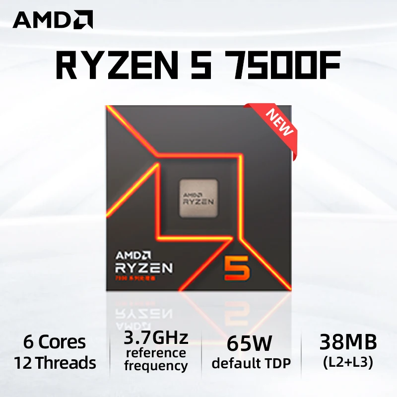 مراجعة شاملة لمعالج AMD Ryzen 5 7500F: الأداء، التوافق، والقيمة المضافة في 2024
