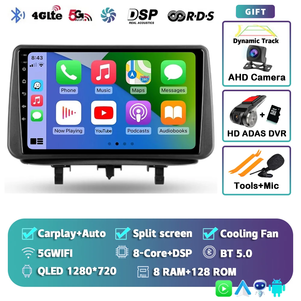 Android 15 Voor Opel Meriva B 2009-2014 2 K QLED Android Autoradio Multimedia Video Player BT AI Voice CarPlay 4G Stereo Head Unit