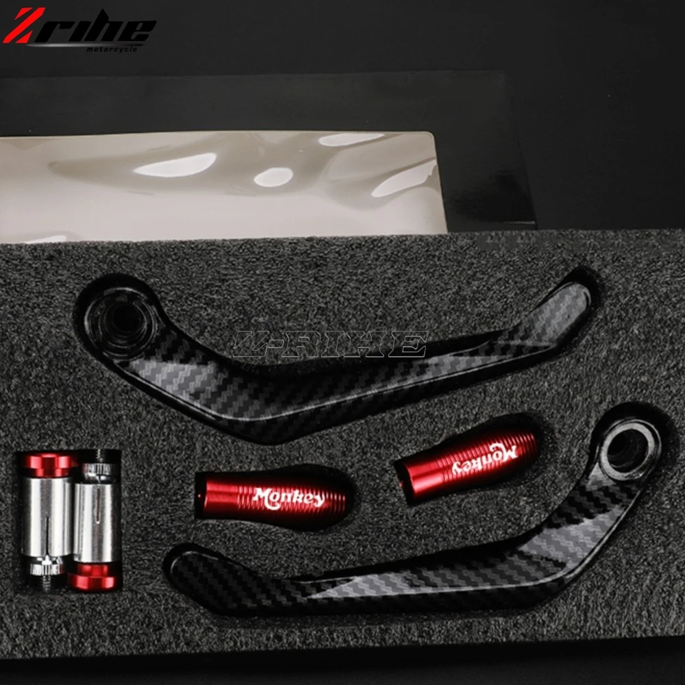 

Для Honda Monkey 125 Monkey125 2018-2022 2019 78 ''22 мм мотоциклетные тормозные рычаги сцепления, защита, ручки для руля