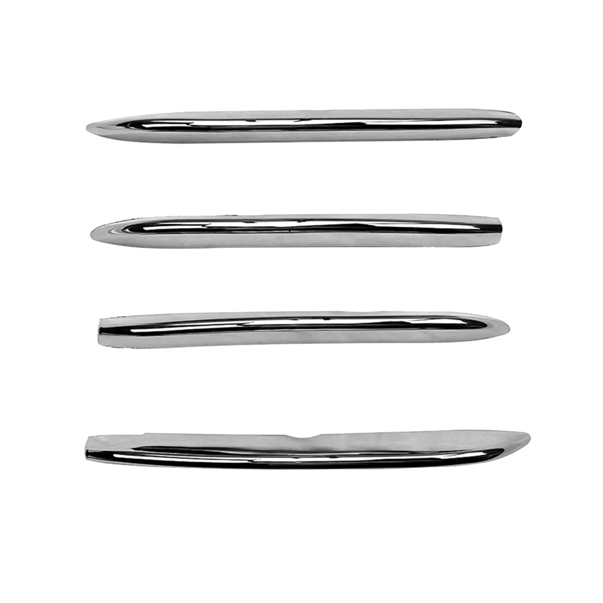 

4Pcs Front Bumper Front Fog Grille Trim Strips for Mercedes Benz CLA200 CLA 260 2020-2023 Car Styling Decoration Sticker