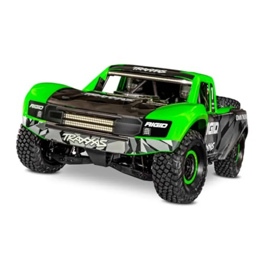 

Внедорожник Unlimited Desert Racer с жесткой рамой и черной окраской с красными акцентами для экстремальных условий езды