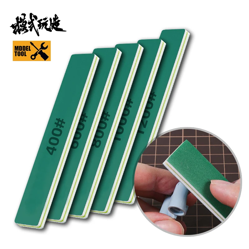 Model Sanding Strip Flexible Sanding Pad Handheld Grinding Rod Quickly eliminate model gates For Gundam Military Model