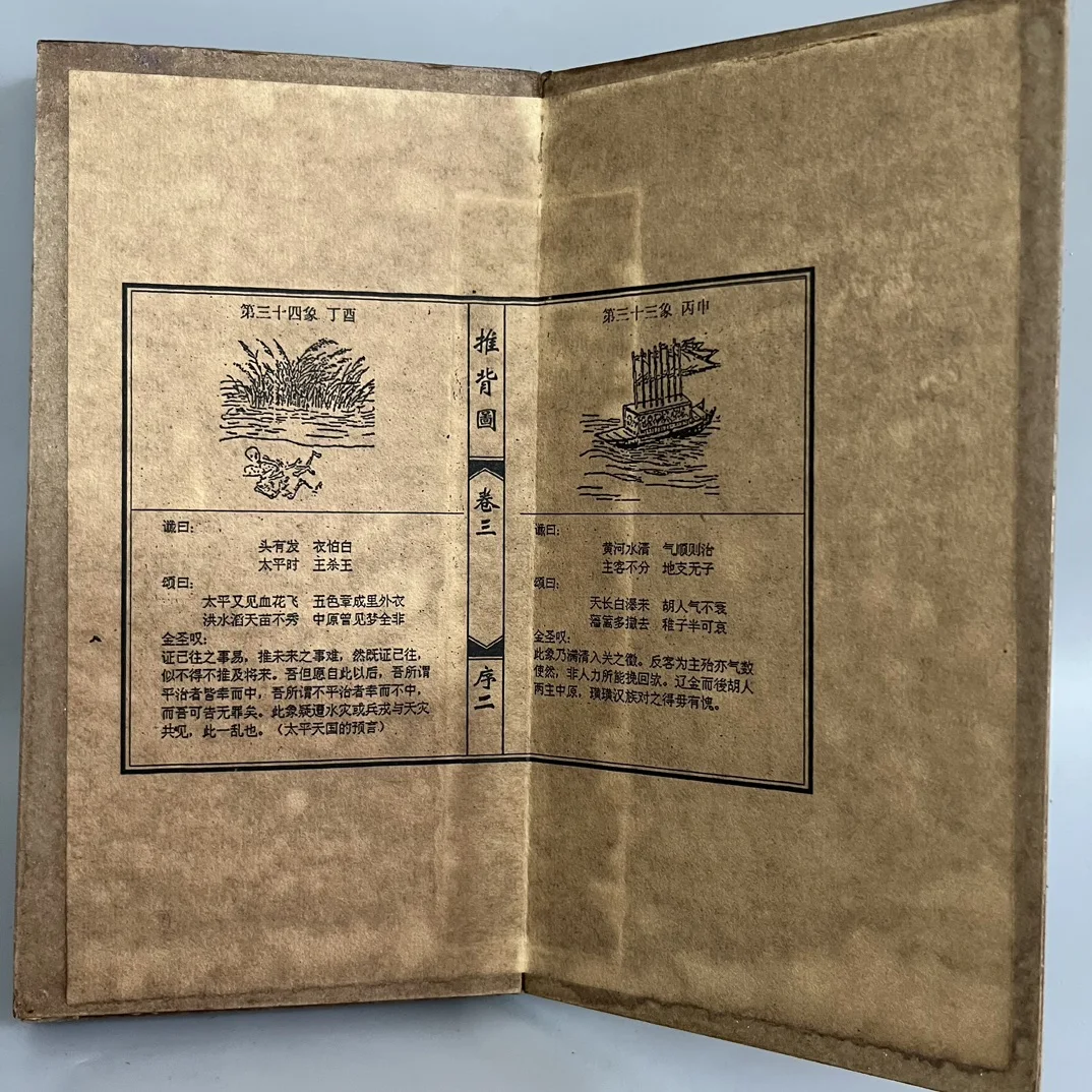 Set - Four Handwritten Books on China Predictive Learning Books (Pushing Back Chart) for Research And Study