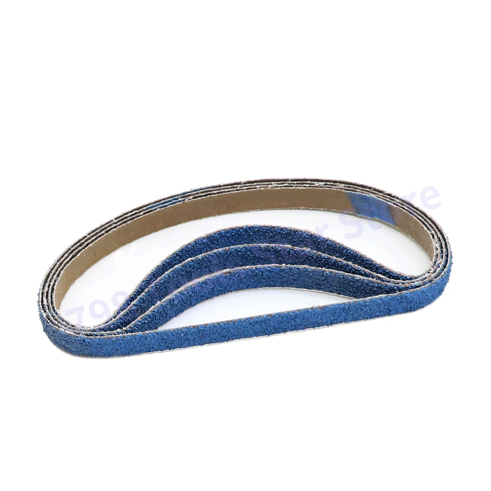 10PCS 330x10mm Belt Sander Paper Zirconia Metal Sandpaper Belt For Metal Wood Equipment Power Tool Abrasives, 40-120 Grits