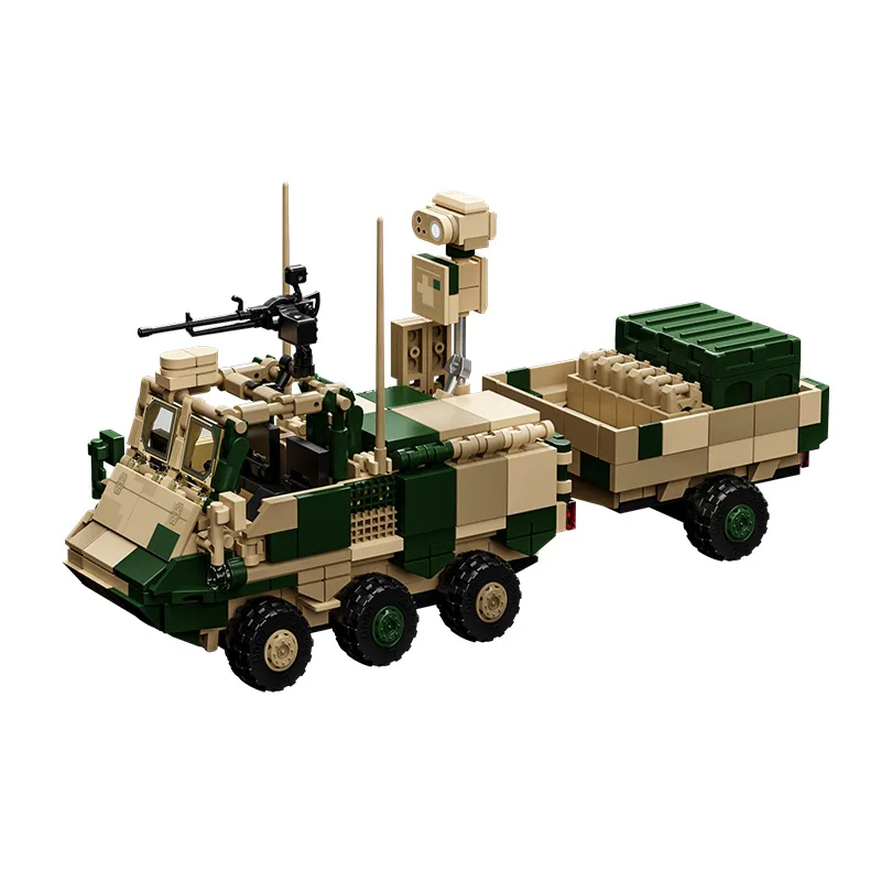 737Pcs Technical All-Terrain Vehicle Building Blocks Military Off-road Car Model City Home Decoration Guns Bricks Toys DIY Gift