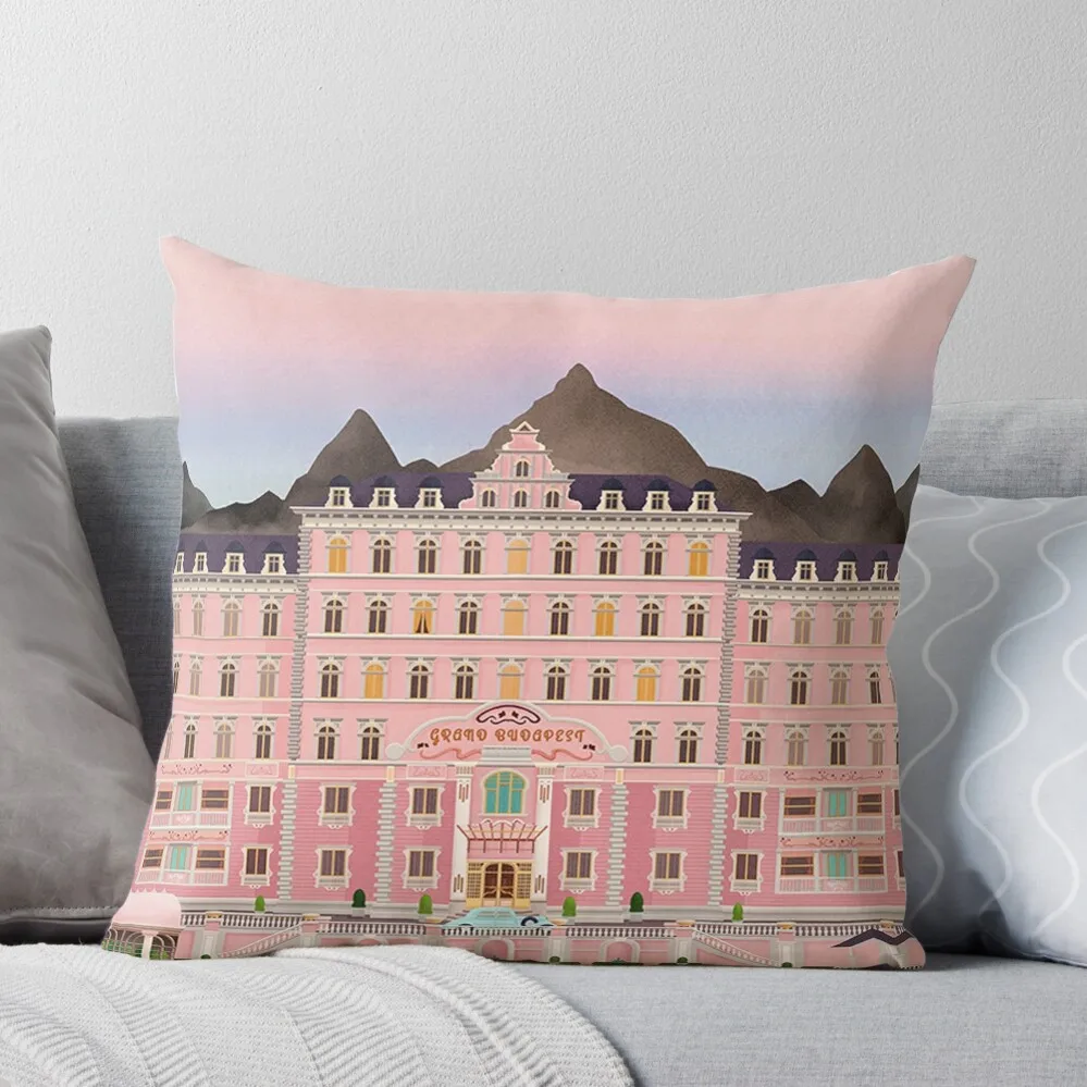 

Grand Budapest Hotel Poster Wes Movie rushmore Throw Pillow Christmas Pillowcase christmas decorations 2024