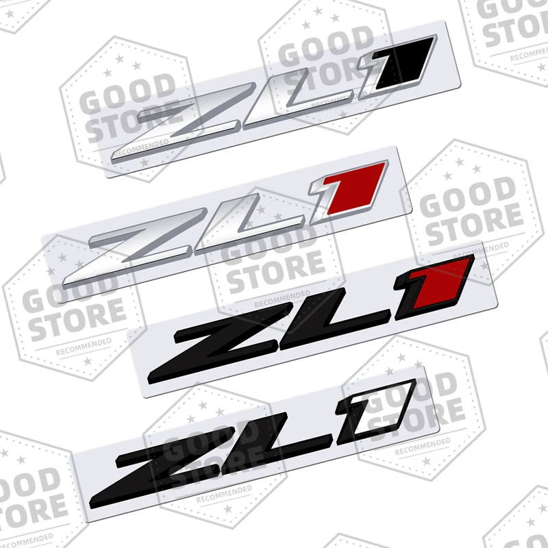 Metal ZL1 Car Body Badge 3D Rear Letter Emblem Trunk Sticker For Chevrolet Comaro Super Hornet Captiva Malibu Auto Accessory