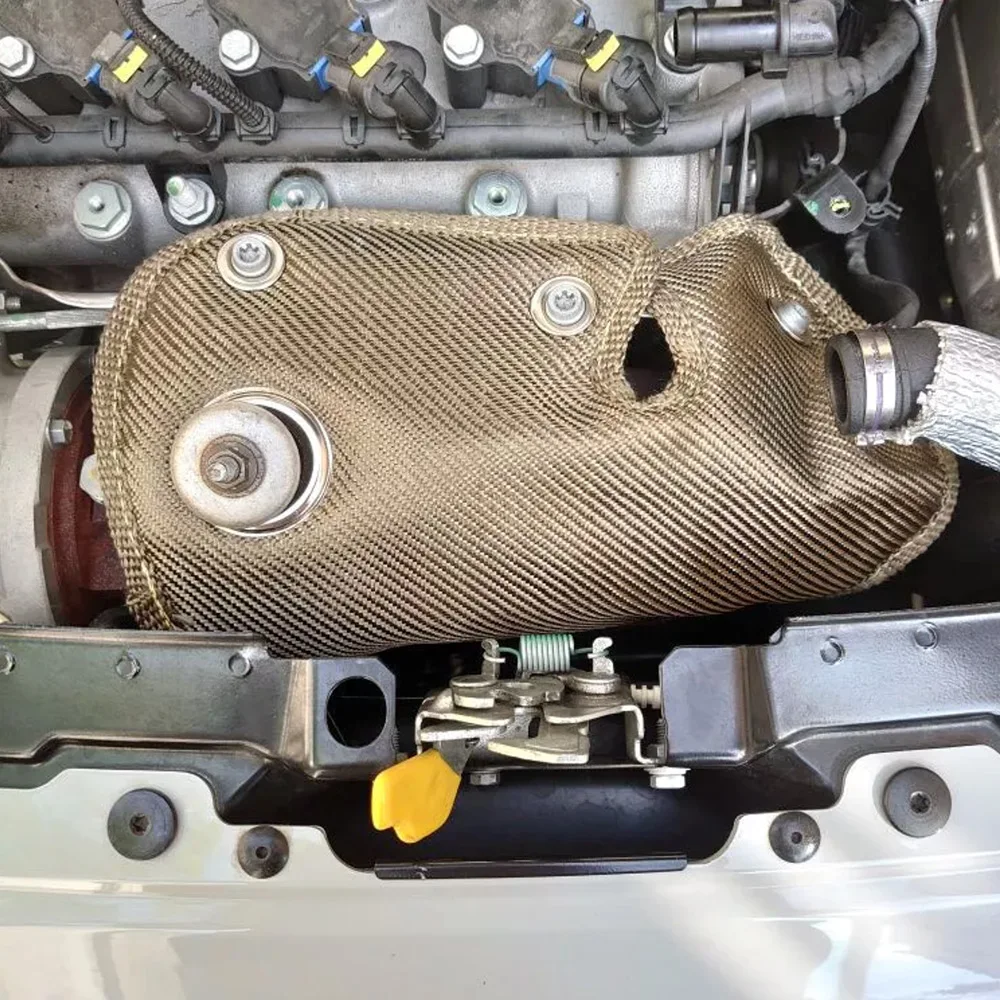 بطانية درع حراري توربيني للشاحن التربيني لـ Turbo Garrett 1446 Abarth 500 595 Turismo #6