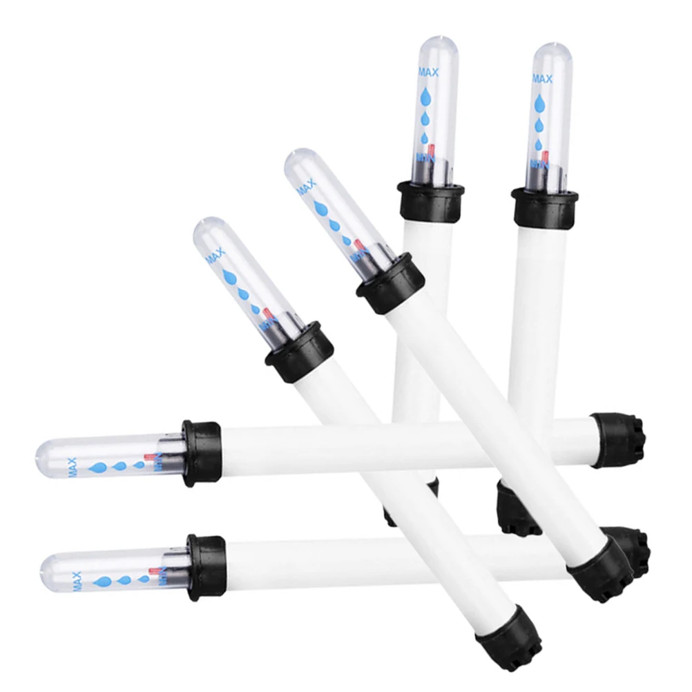 Medidor preciso de planta, 6 peças, indicador de nível de água, fácil de usar para jardinagem interna, indicador de nível de água, bóia, vaso de flores