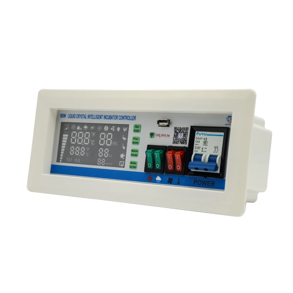 Temperature Controller Digital Thermostat wifi remote intelligent Full automatic humidity incubator controller