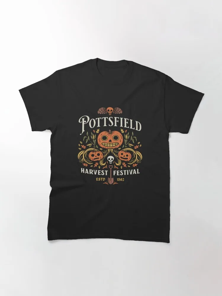 Pottsfield Classic T-Shirt Harajuku Fashion Casual Men Short Sleeve Plus Size T Shirt Women