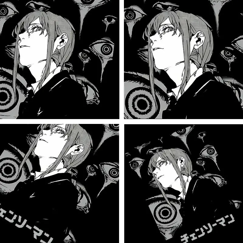 

2025 Winter Autumn Chainsaw Man Rise Print T-shirt Japanese Anime 2D Short Sleeve Couple Unisex Vintage Graphic Breathable Tops