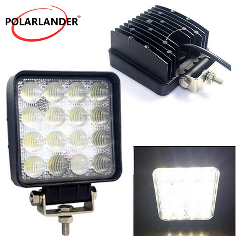 

1Pcs 4 Inch 48W 5D Lens LED Work Light IP67 Waterproof Offroad Spotlight Projector Inspection Light for 4x4 ATV UTV Truck