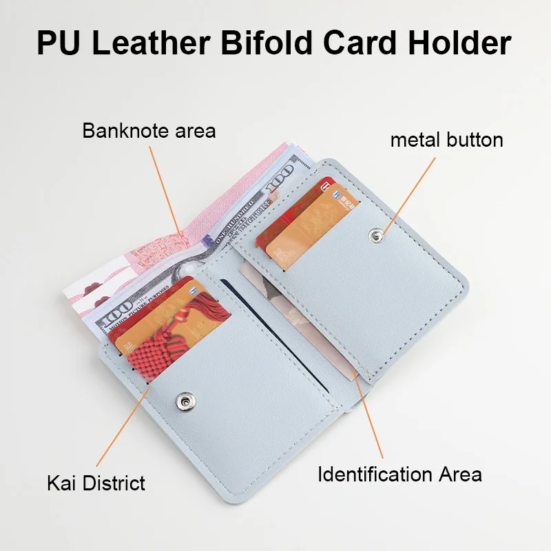 Women Protective Multi Slot Card Wallet Multi Functional Purse for Daily Personal Use