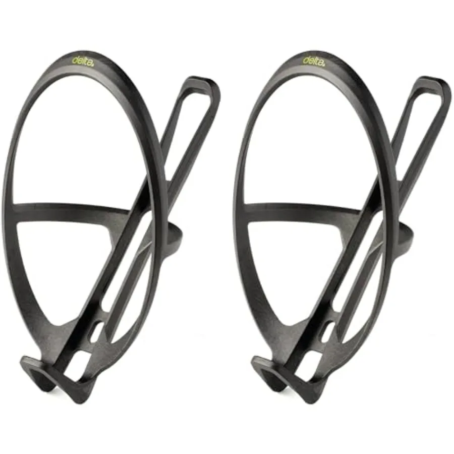 

Carbylon Water Bottle Cage 2-Pack by Cycle, Ultra Lightweight 17 Grams, Carbon Fiber and Nylon Bike Bottle Holder