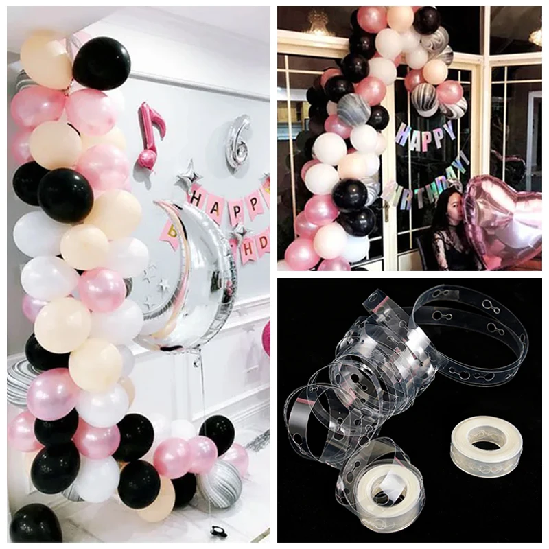5M Ballon Kette Für Hochzeit Bogen Geburtstag Party Hintergrund Festival Dekoration Liefert Clip Kleber Punkt Ballon Zubehör